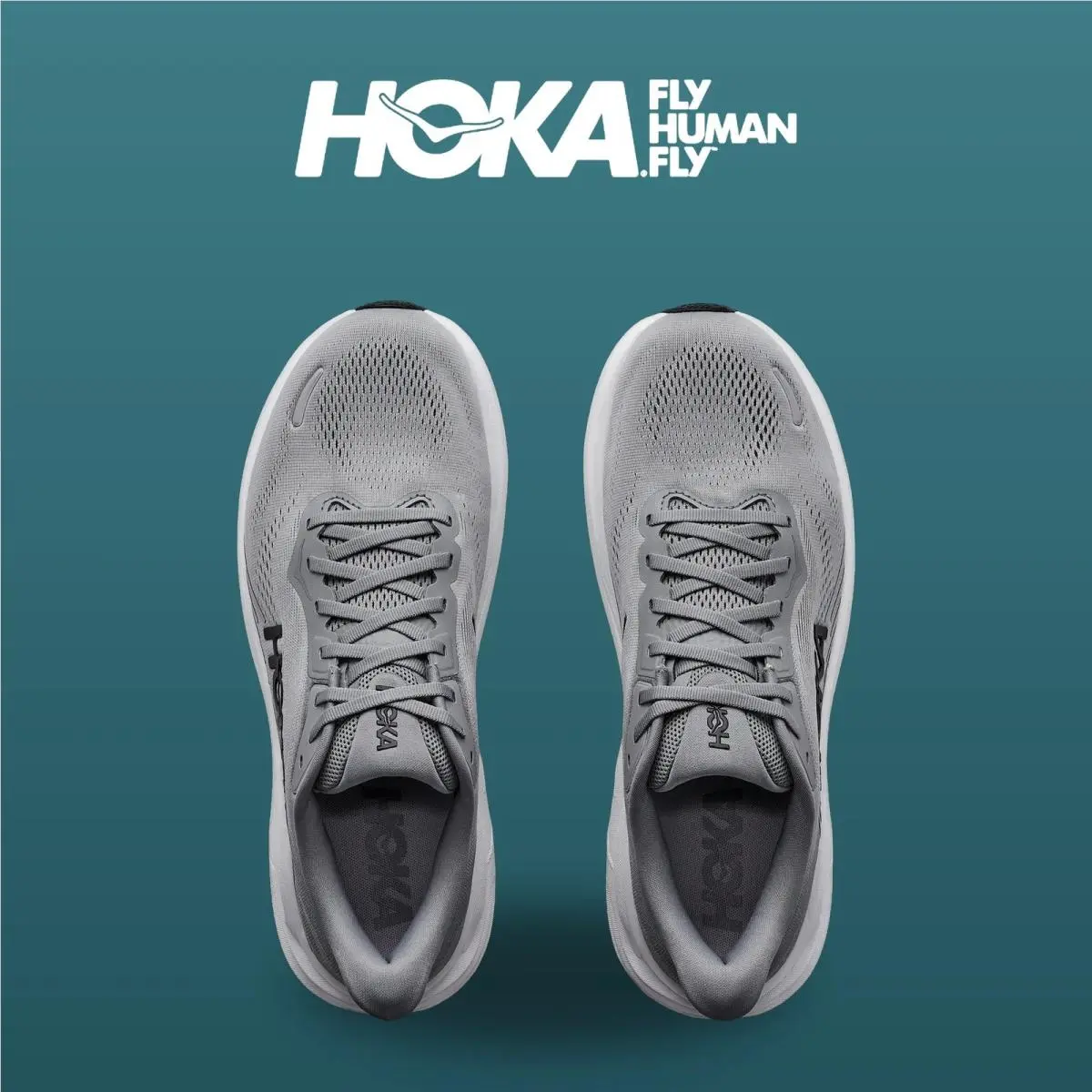 Hoka shoes - Clifton 11 - Clifton - 1176572-GCTC - Galactic Grey/Stellar Grey 9