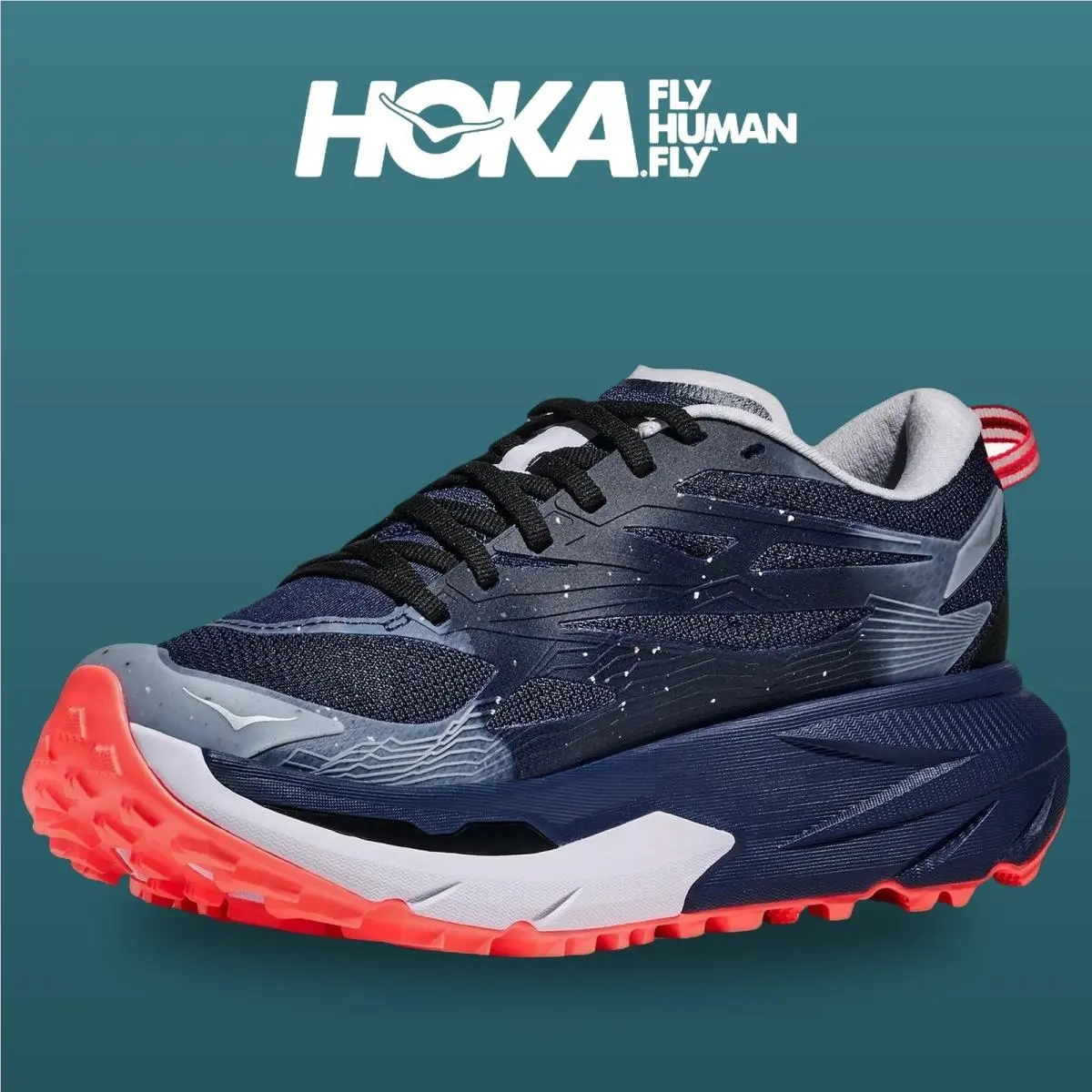 Hoka shoes - Mafate 5 - Mafate - 1168723-MLST - Midnight Blue/Starlight Glow 11
