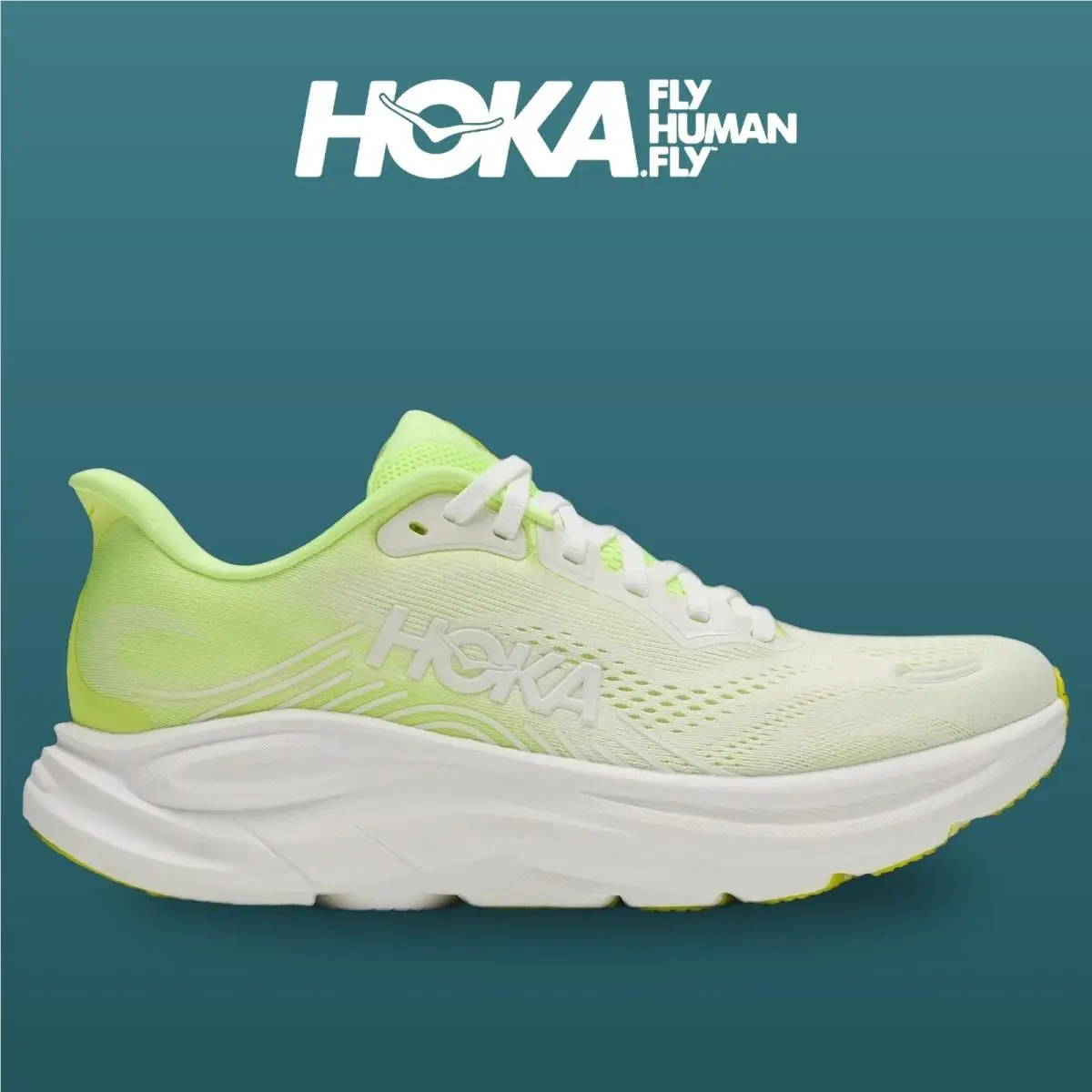Hoka shoes - Clifton 11 - Clifton - 1176573-NZF - Neon Yuzu/Frost 8