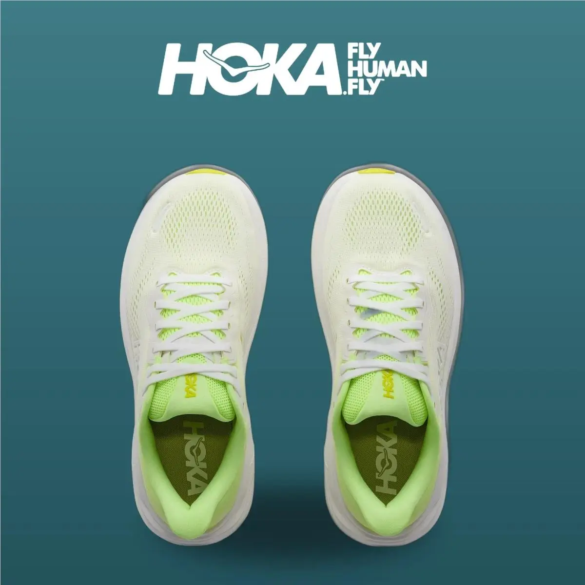 Hoka shoes - Clifton 11 - Clifton - 1176573-NZF - Neon Yuzu/Frost 9