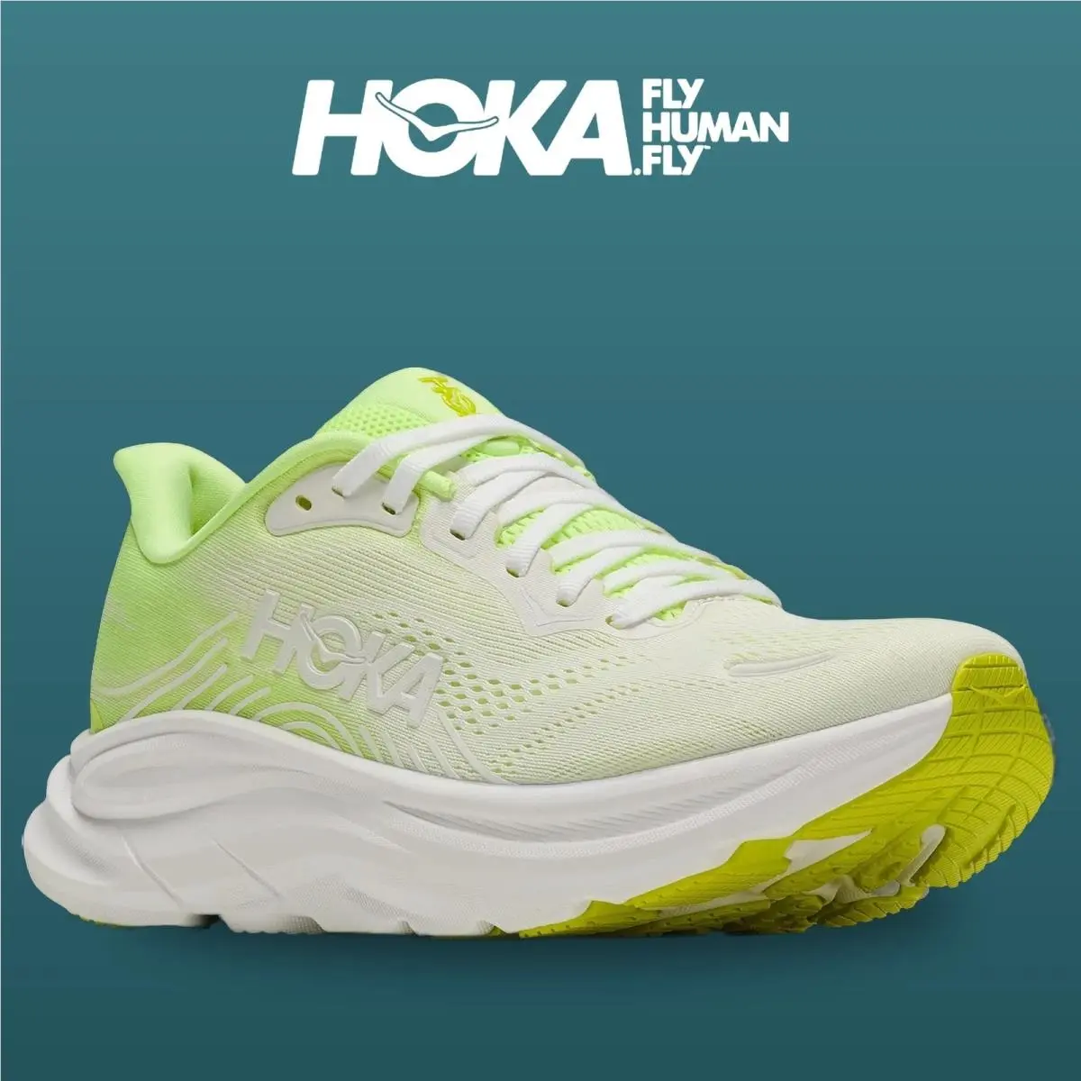 Hoka shoes - Clifton 11 - Clifton - 1176573-NZF - Neon Yuzu/Frost 14