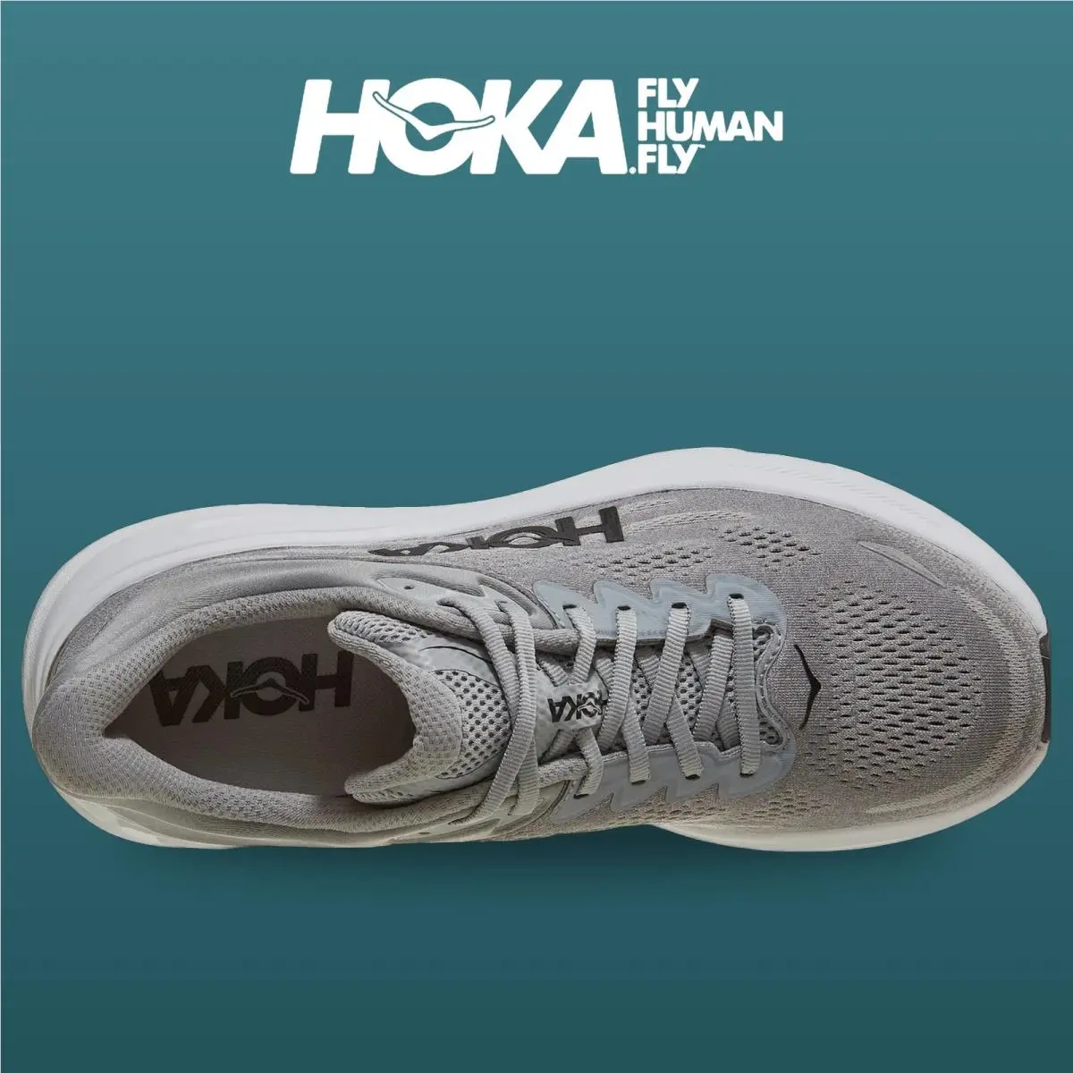 Hoka shoes - HOKA Bondi 9 Extra Wide - 1162011-GCTC - Galactic Grey/Stellar Grey 9