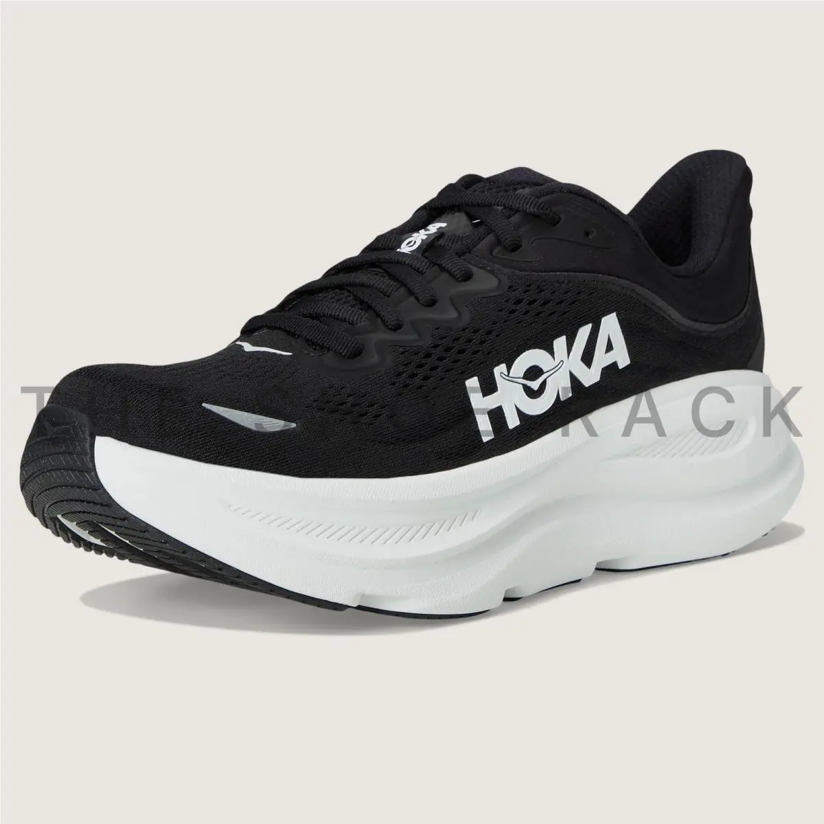 Hoka shoes - Hoka One One Bondi 9 - 1162012-BWHT - Black 4
