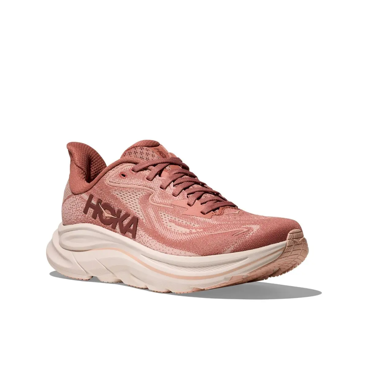 Hoka Clifton 10 Women`s Shoes Blush/rose Latte 1162031-BHRS