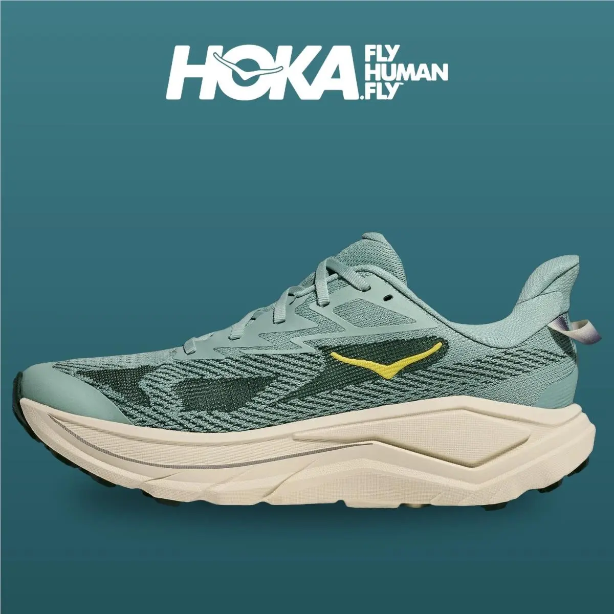 Hoka shoes - Challenger 8 - Challenger - 1168716-JDT - Jade/Truffle Salt 0
