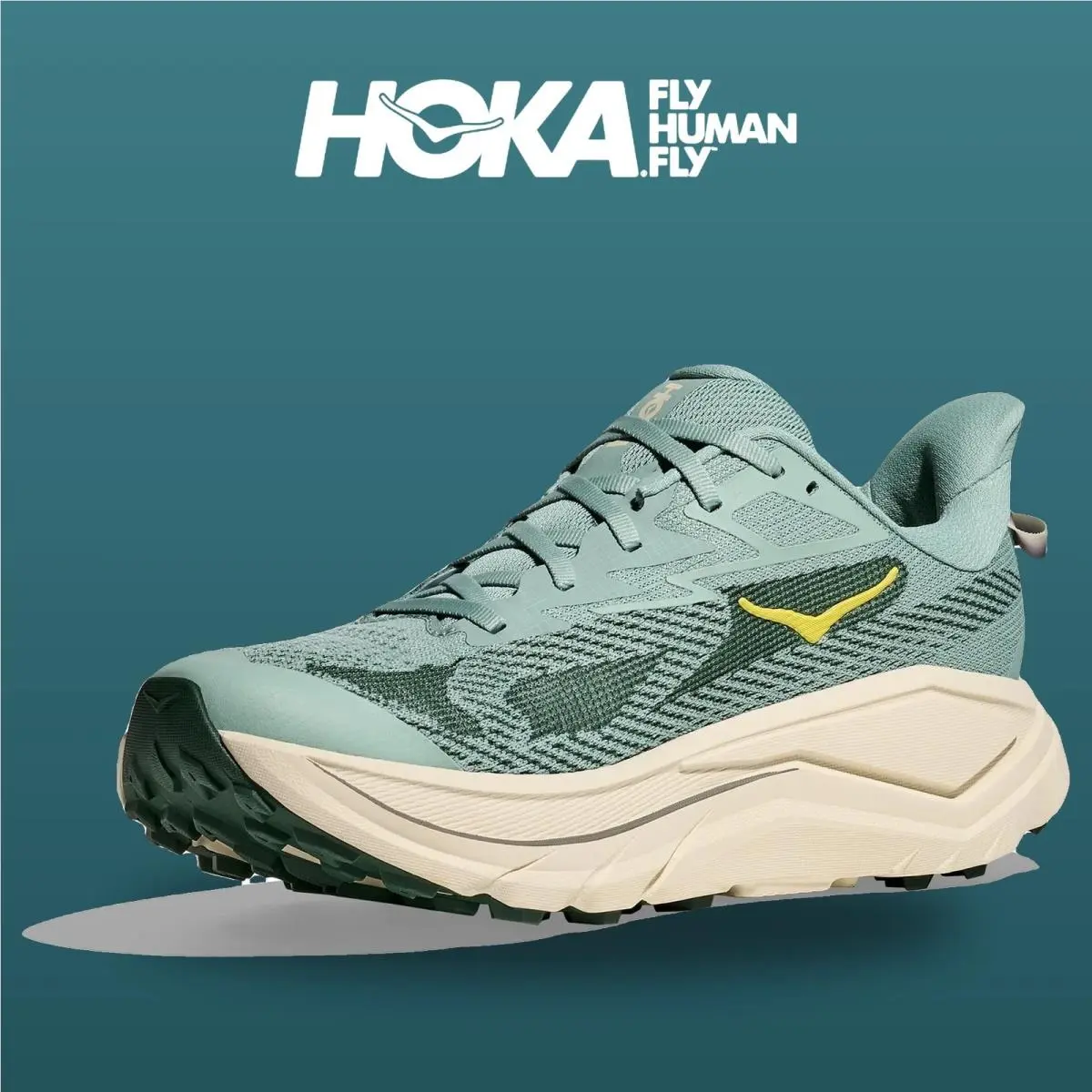 Hoka shoes - Challenger 8 - Challenger - 1168716-JDT - Jade/Truffle Salt 5