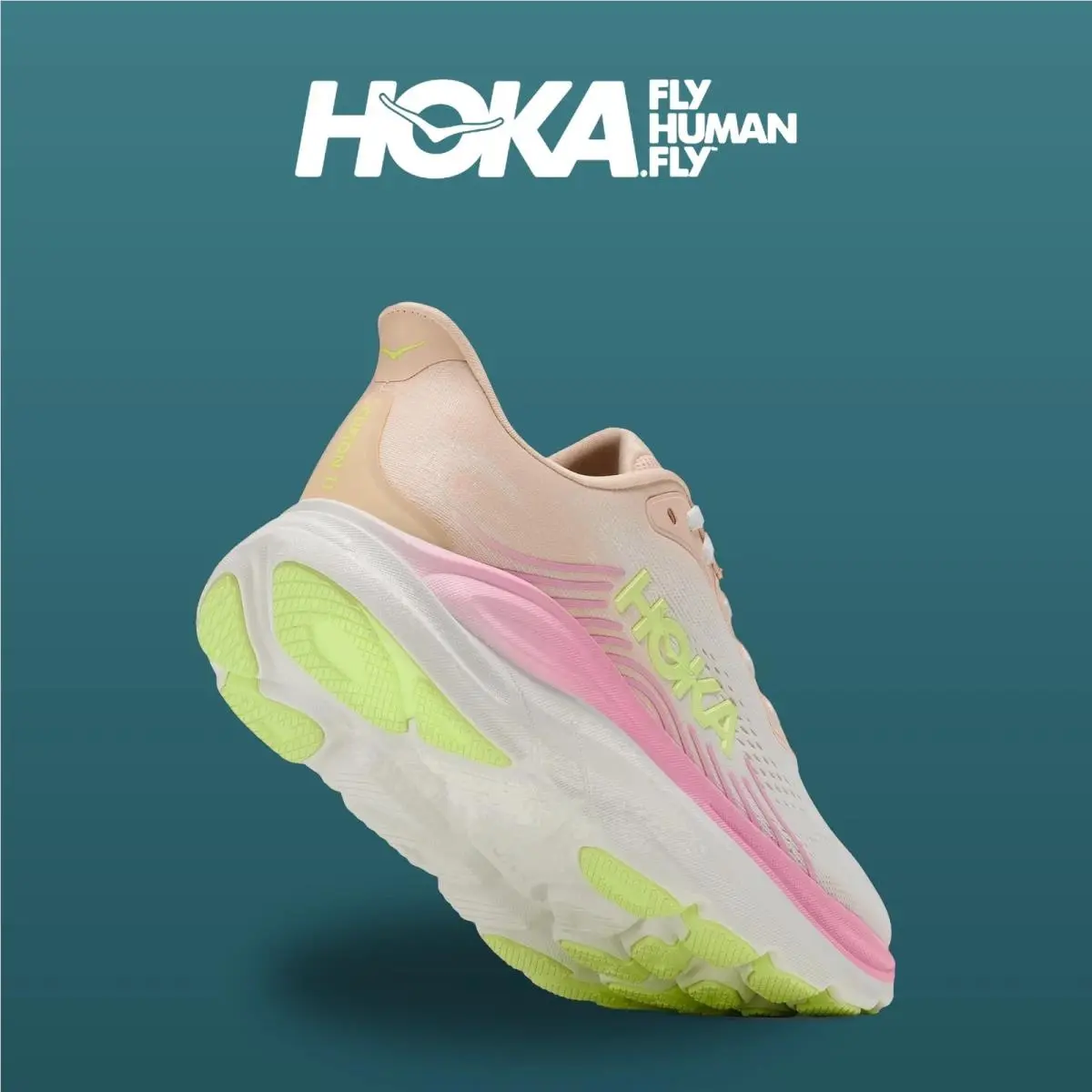Hoka shoes - Clifton 11 - Clifton - 1176573-TWW - Tangerine Glow/White 4