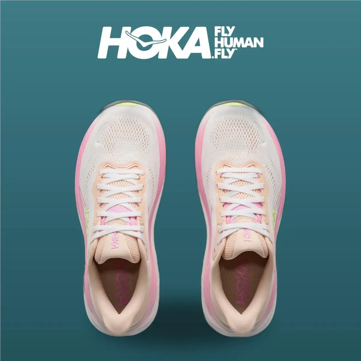 Hoka shoes - Clifton 11 - Clifton - 1176573-TWW - Tangerine Glow/White 9