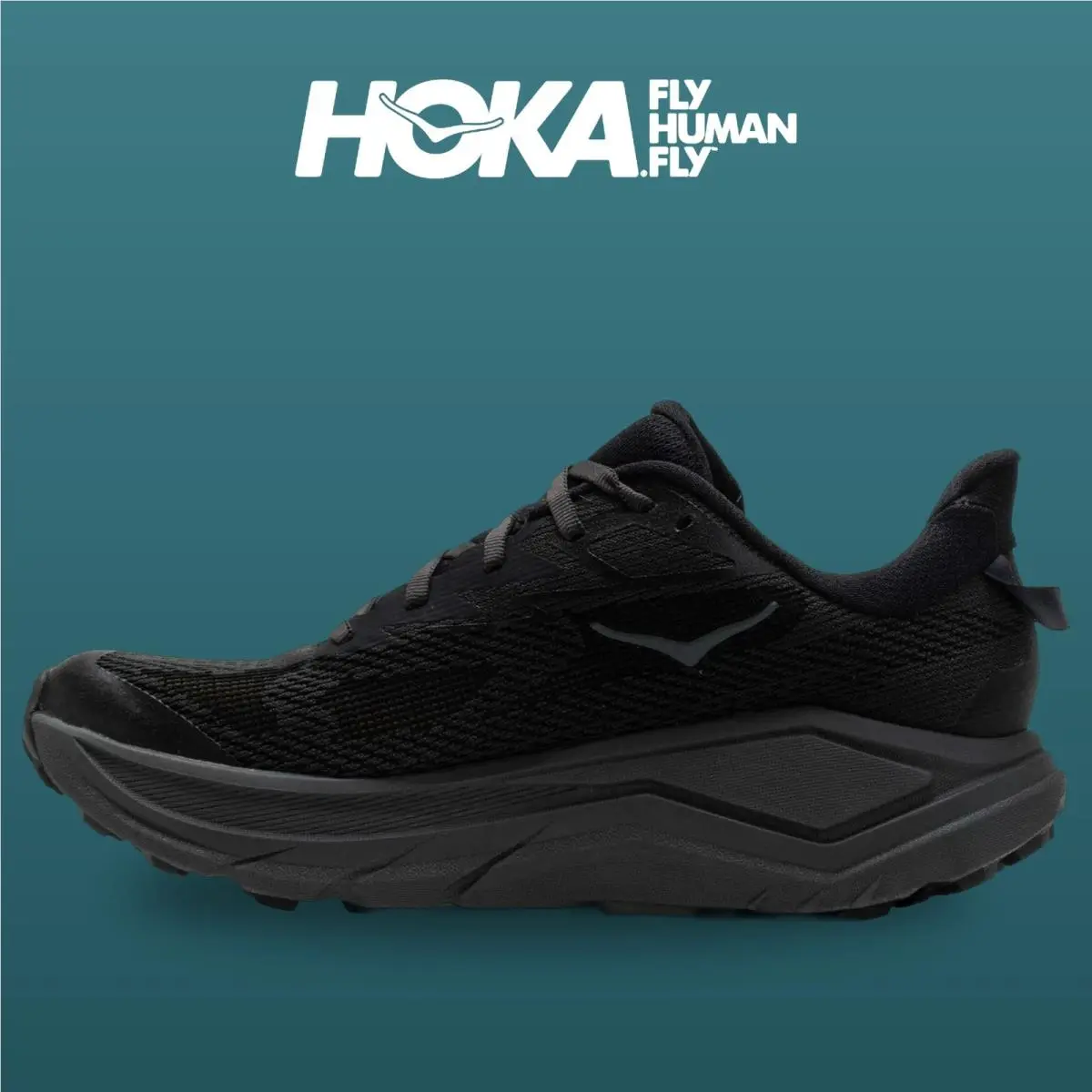 Hoka shoes - HOKA Challenger 8 Wide - Challenger Wide - 1168716-BCKT - Black/Outer Orbit 7
