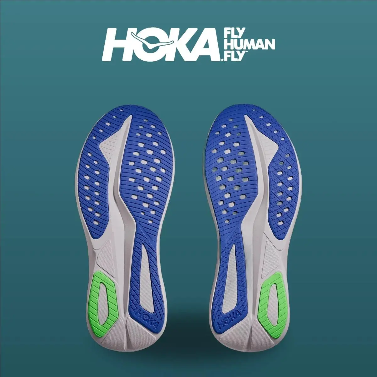 Hoka shoes - Mach 7 - Mach - 1171904-AYCB - Ash Grey/Cobalt Blue 1