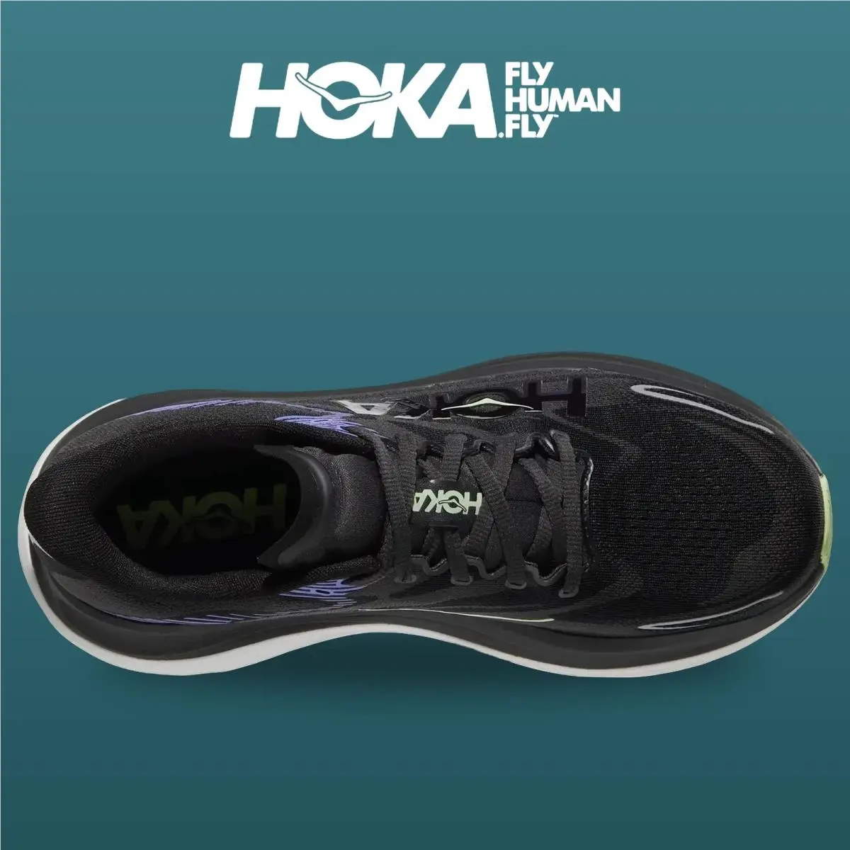 Hoka shoes - Skyward X 2 - Skyward - 1171925-CKN - Carbon Black/Neon Nebula 8