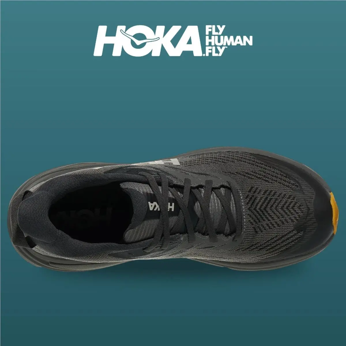 Hoka shoes - Challenger 8 Gtx - Challenger Gtx - 1171958-AYV - Ashpalt/Varsity Yellow 9