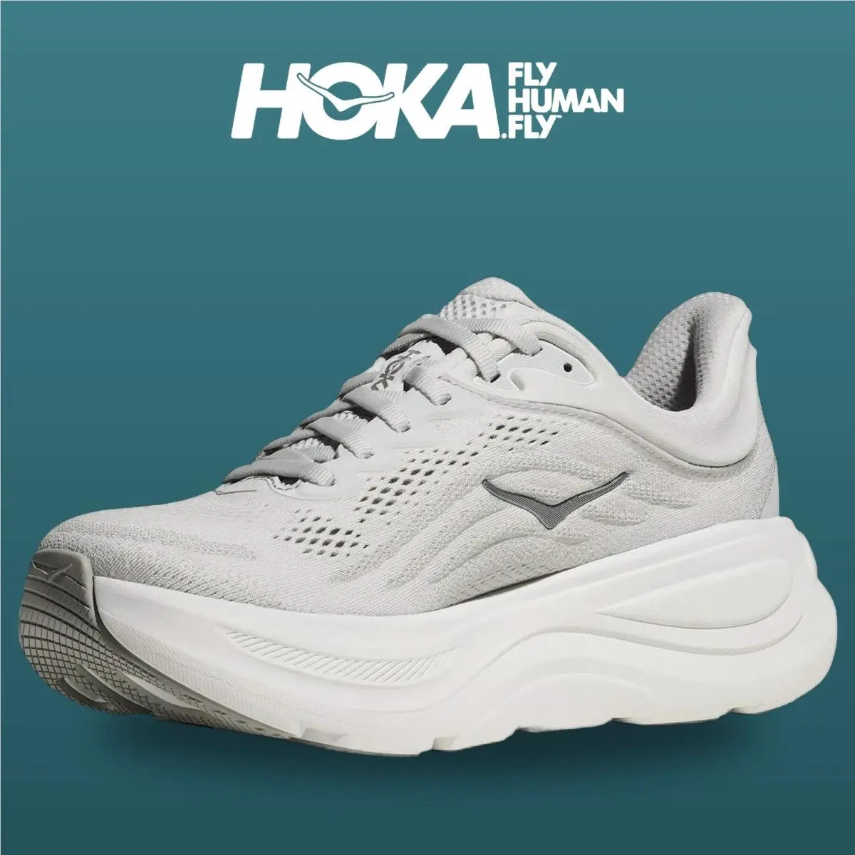 Hoka shoes - HOKA Bondi 9 Wide - Bondi Wide - 1162012-SDSTS - Stardust/Silver 5
