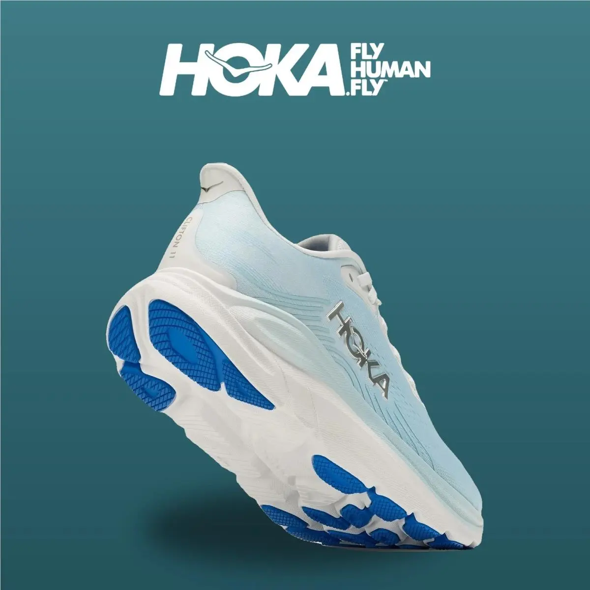 Hoka shoes - Clifton 11 - Clifton - 1176573-FMM - Frost/Glimmering Blue 4