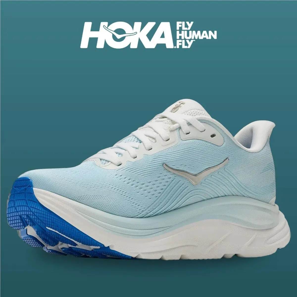 Hoka shoes - Clifton 11 - Clifton - 1176573-FMM - Frost/Glimmering Blue 6