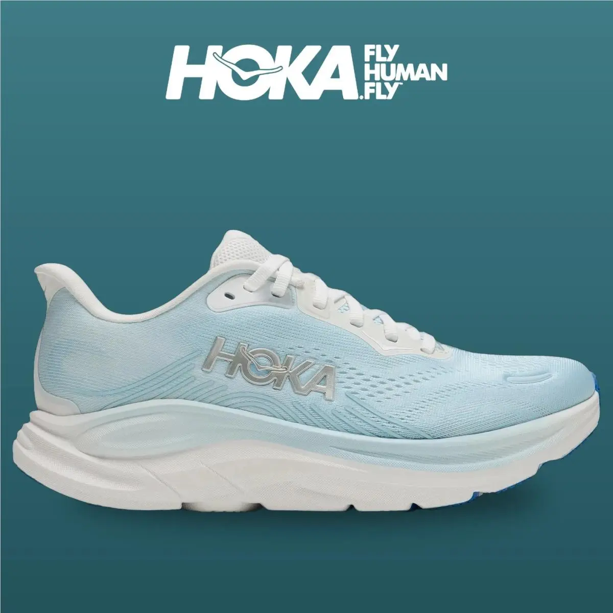 Hoka shoes - Clifton 11 - Clifton - 1176573-FMM - Frost/Glimmering Blue 8