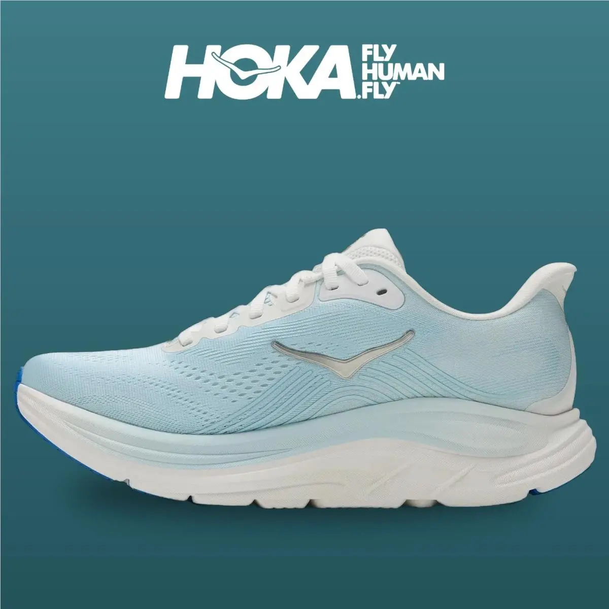 Hoka shoes - Clifton 11 - Clifton - 1176573-FMM - Frost/Glimmering Blue 11