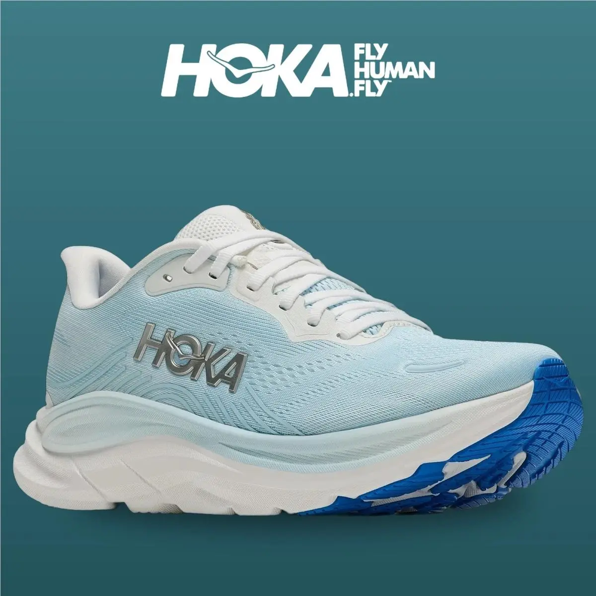 Hoka shoes - Clifton 11 - Clifton - 1176573-FMM - Frost/Glimmering Blue 14