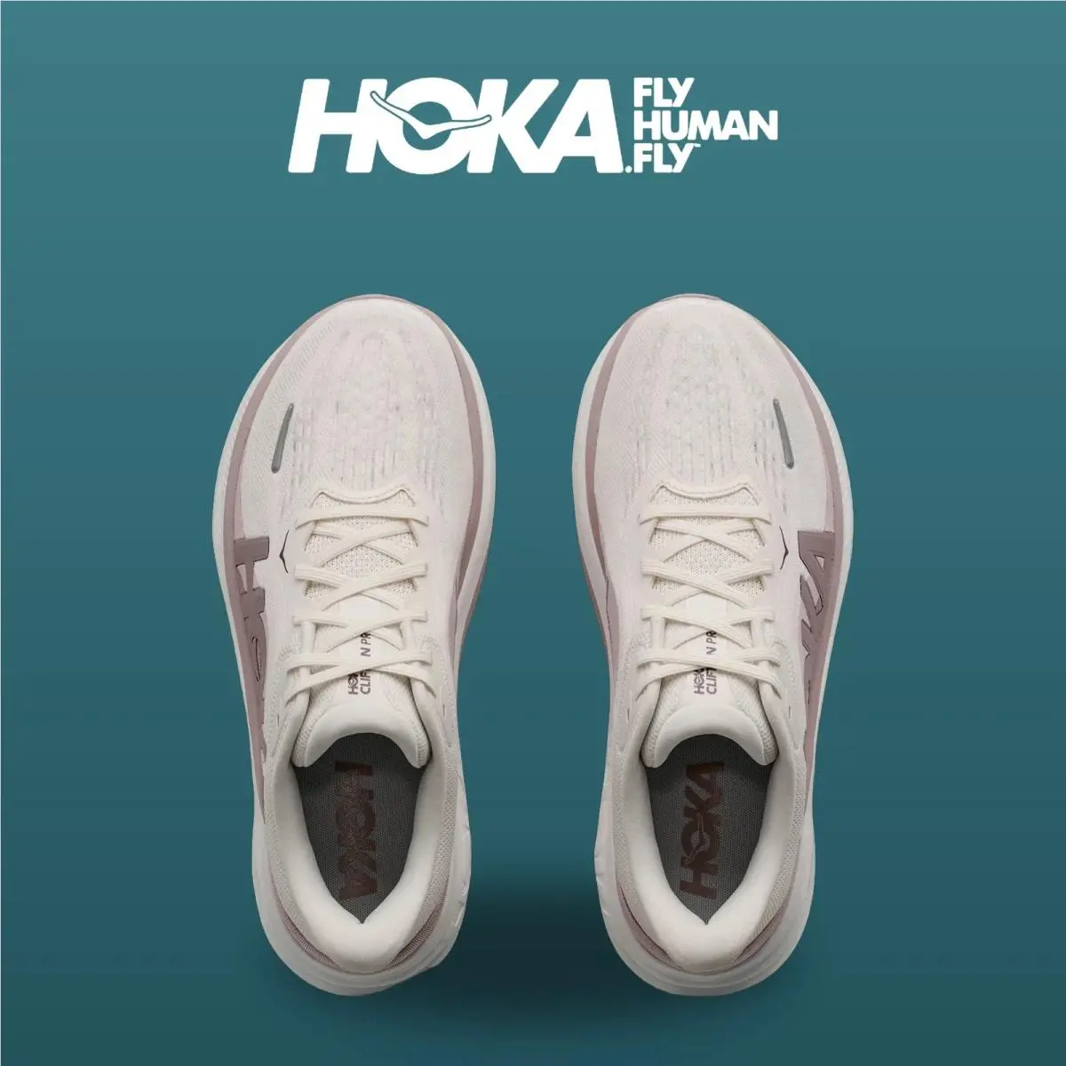 Hoka shoes - Clifton Pro - Clifton Pro - 1183113-AKP - Alabaster/Pink Opal 0
