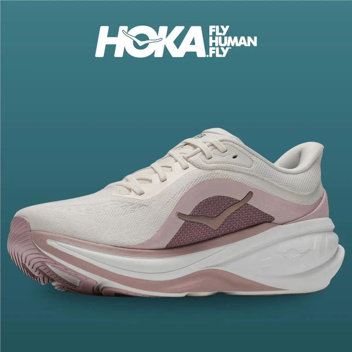 Hoka shoes - Clifton Pro - Clifton Pro - 1183113-AKP - Alabaster/Pink Opal 5