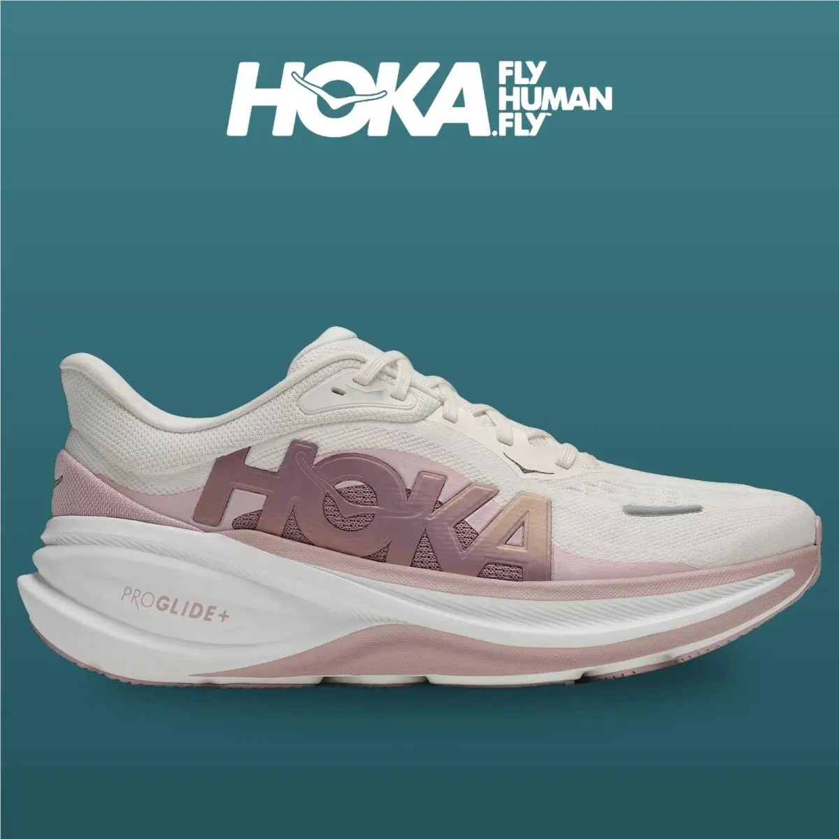 Hoka shoes - Clifton Pro - Clifton Pro - 1183113-AKP - Alabaster/Pink Opal 8