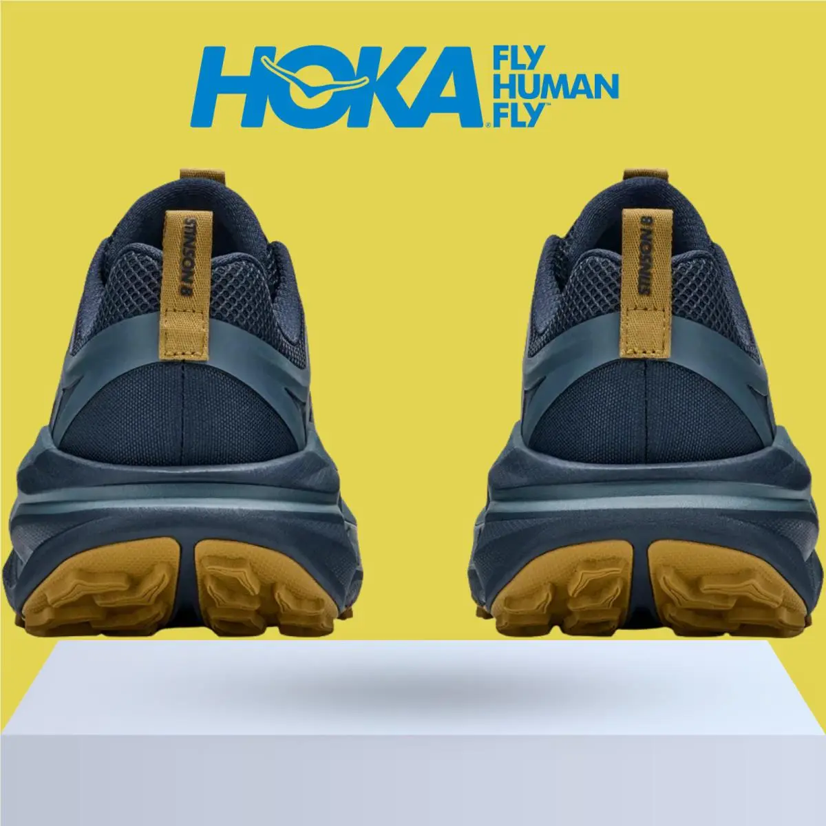 Hoka shoes - Hoka One One Stinson 8 - Varsity Navy/Faded Navy 1