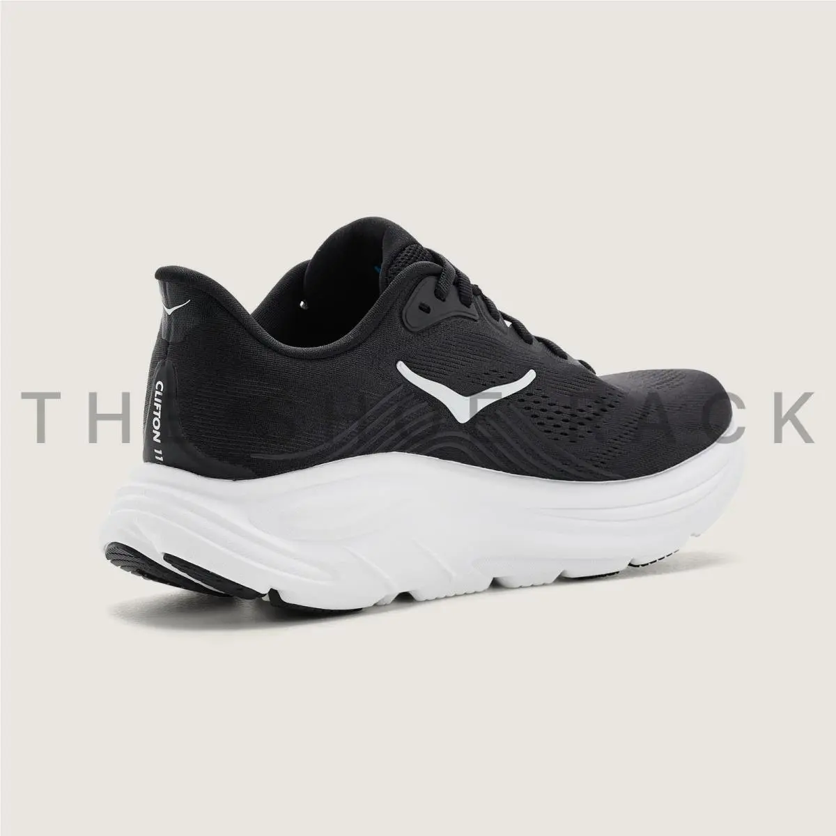 Hoka shoes - Hoka One One Clifton 11 - 1176573-BWHT - Black 1
