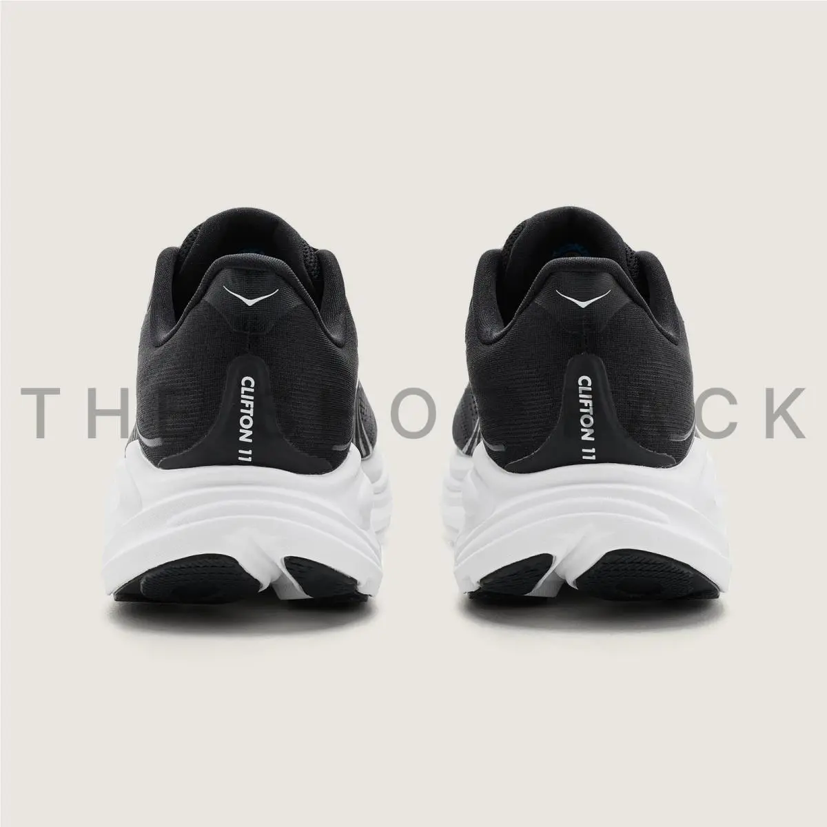 Hoka shoes - Hoka One One Clifton 11 - 1176573-BWHT - Black 4