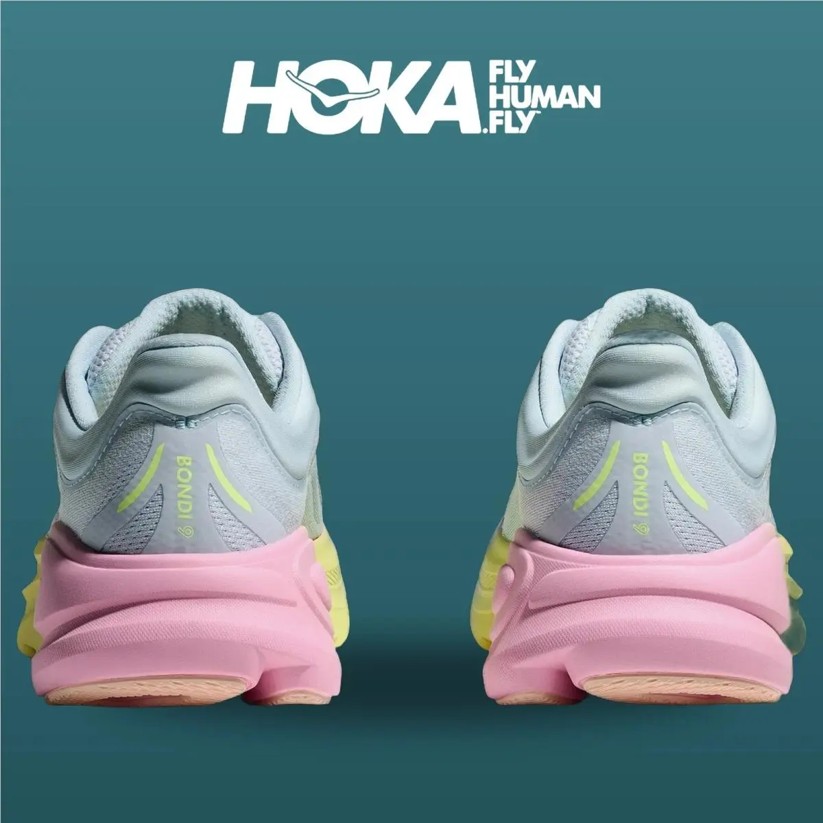 Hoka shoes - Bondi 9 - Bondi - 1162012-GNGB - Glimmering Blue/Overcast 3