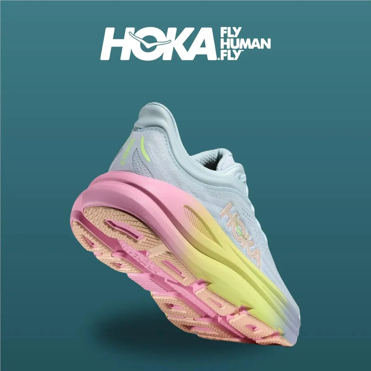 Hoka shoes - Bondi 9 - Bondi - 1162012-GNGB - Glimmering Blue/Overcast 5