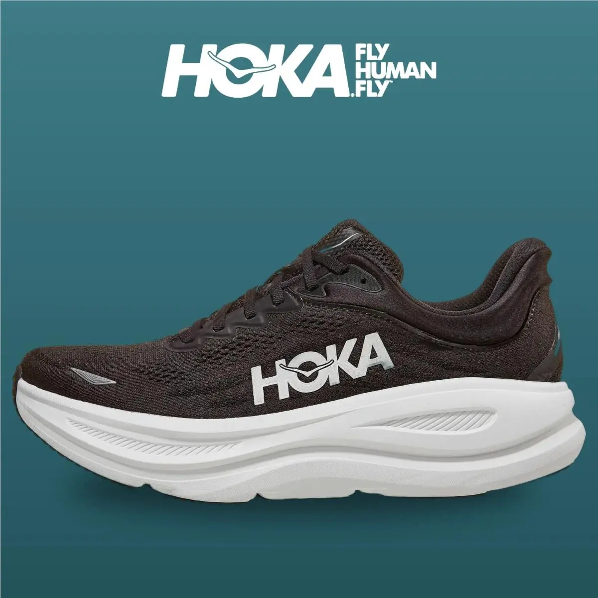 Hoka shoes - HOKA Bondi 9 Extra Wide - 1162011-BWHT - Black/White 6