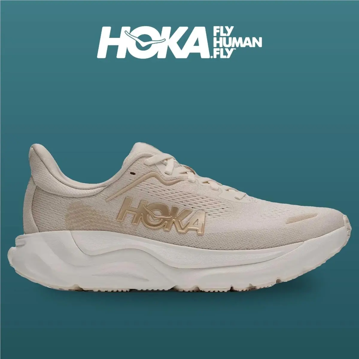 Hoka shoes - Arahi 9 - Arahi - 1176570-ALK - Alabaster/Oat Milk 6