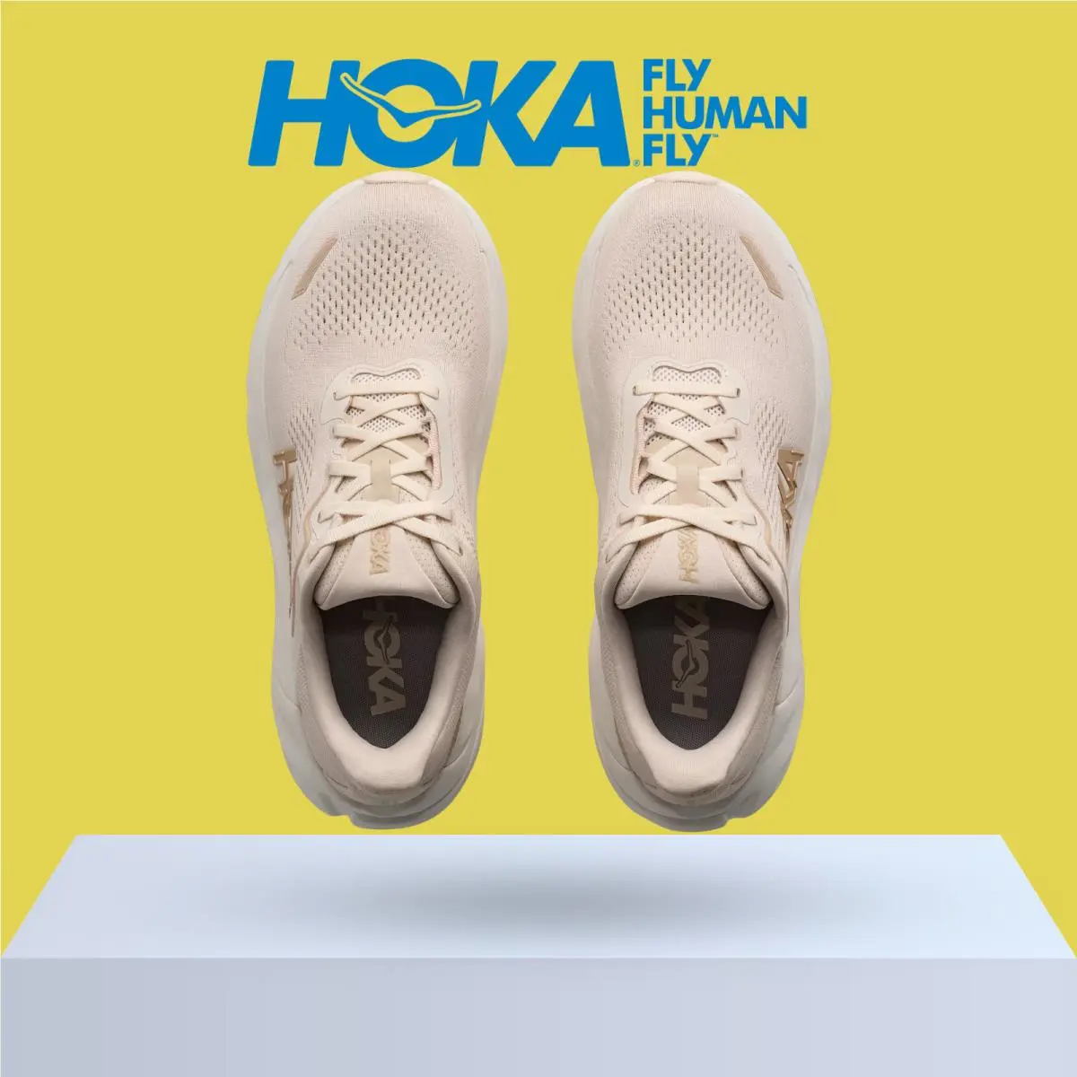 Hoka shoes - Hoka One One Arahi 9 - Alabaster/Oat Milk 2