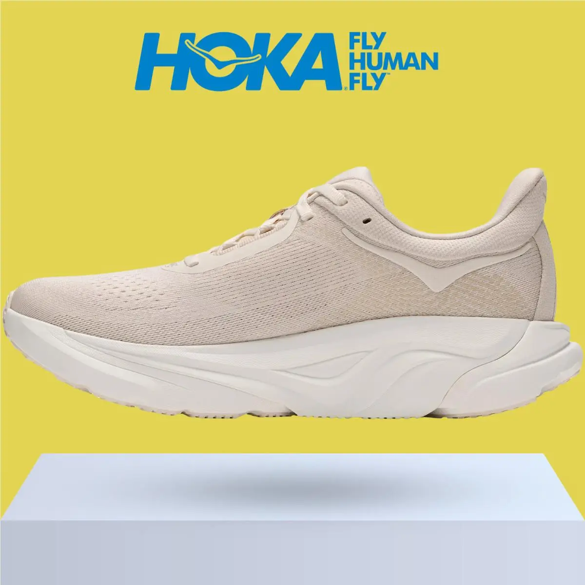 Hoka shoes - Hoka One One Arahi 9 - Alabaster/Oat Milk 5