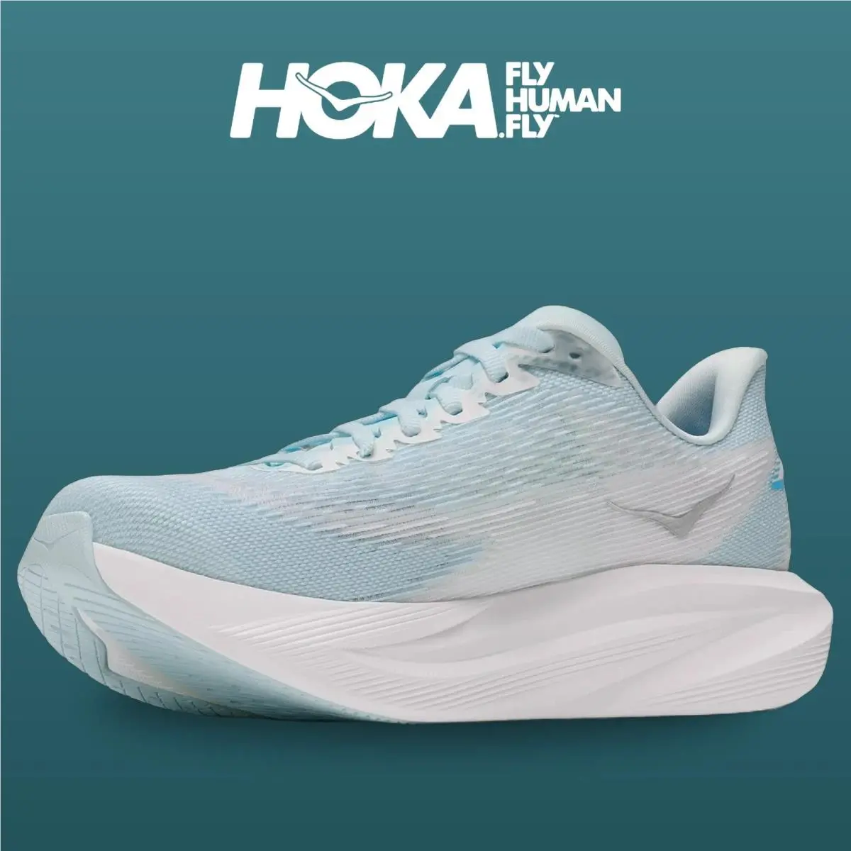 Hoka shoes - Mach 7 - Mach - 1171938-GLFR - Glimmering Blue/Frost 4