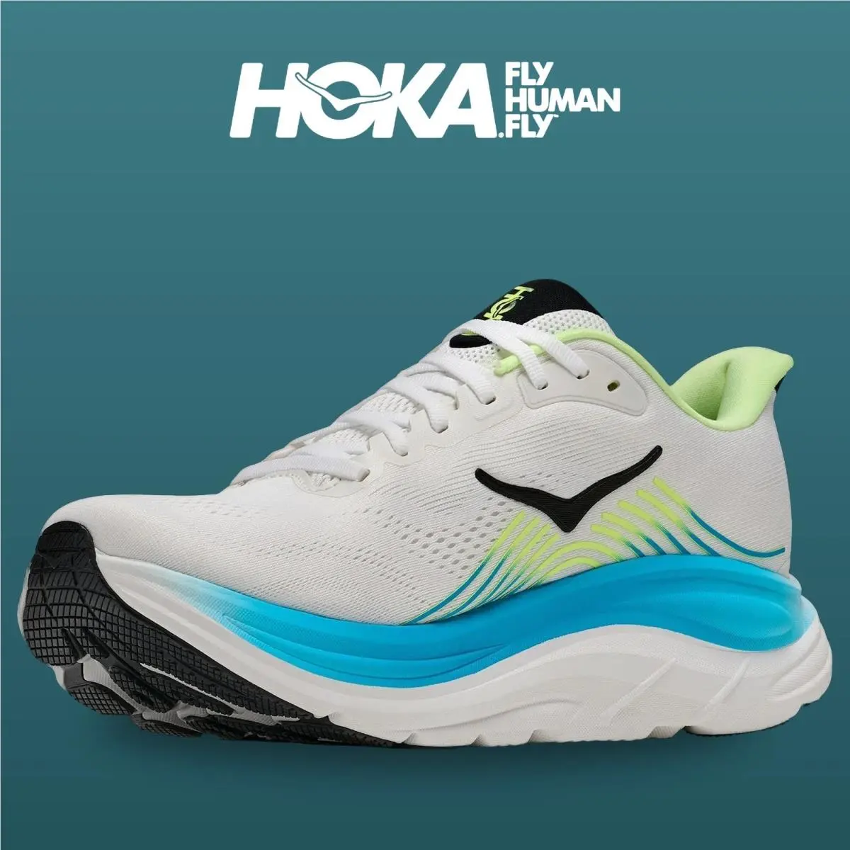 Hoka shoes - Clifton 11 - Clifton - 1176572-FLCK - Frost/Black 5