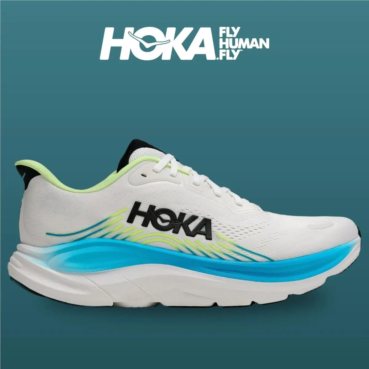 Hoka shoes - Clifton 11 - Clifton - 1176572-FLCK - Frost/Black 8