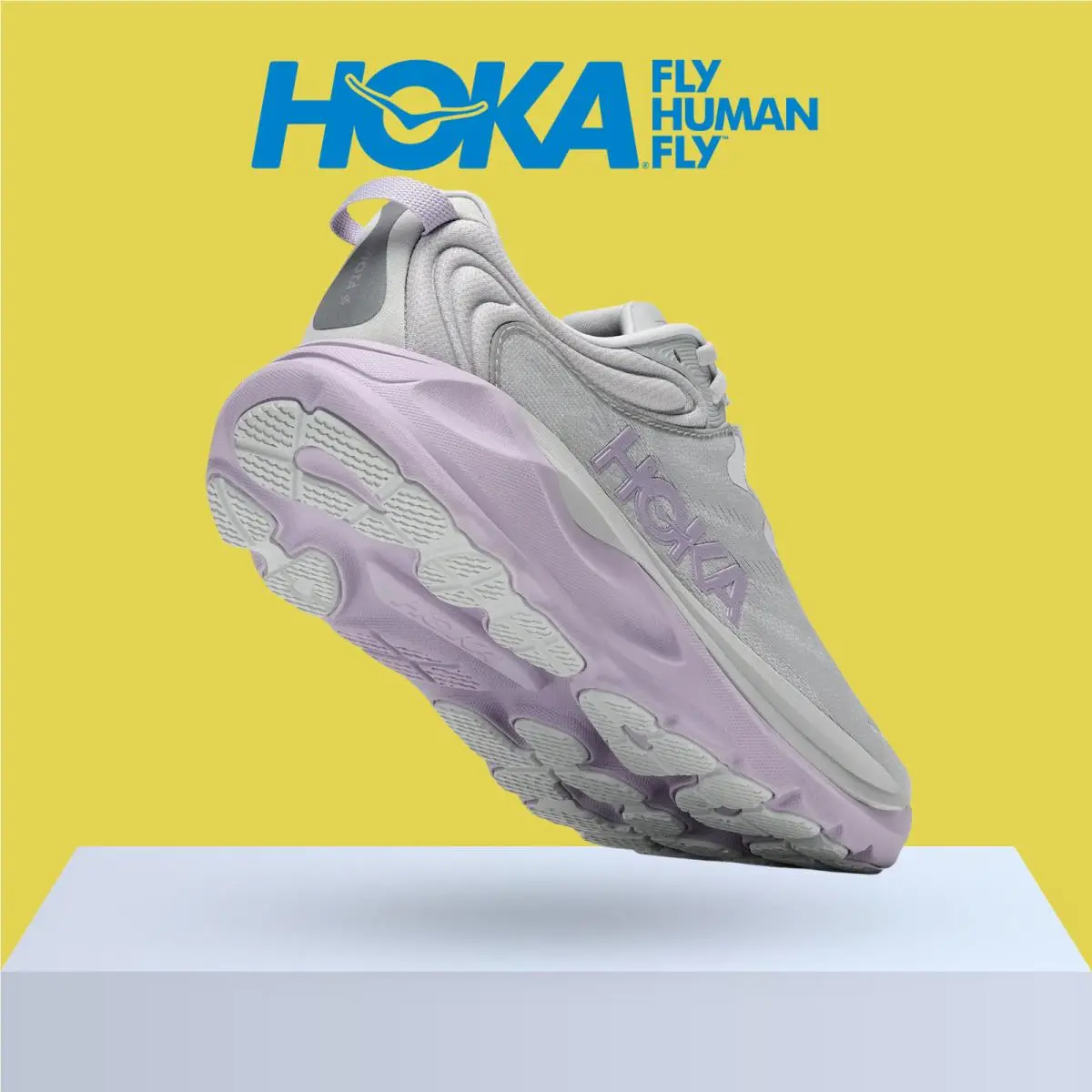 Hoka shoes - Hoka One One Gaviota 6 - Birch/Yellow Gold 28