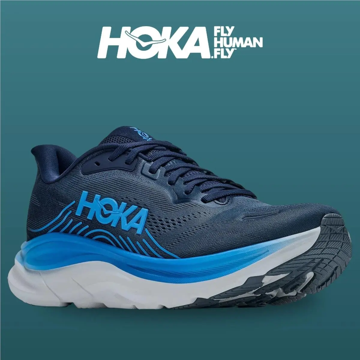 Hoka shoes - Clifton 11 - Clifton - 1176572-VFD - Varsity Navy/Faded Navy 14