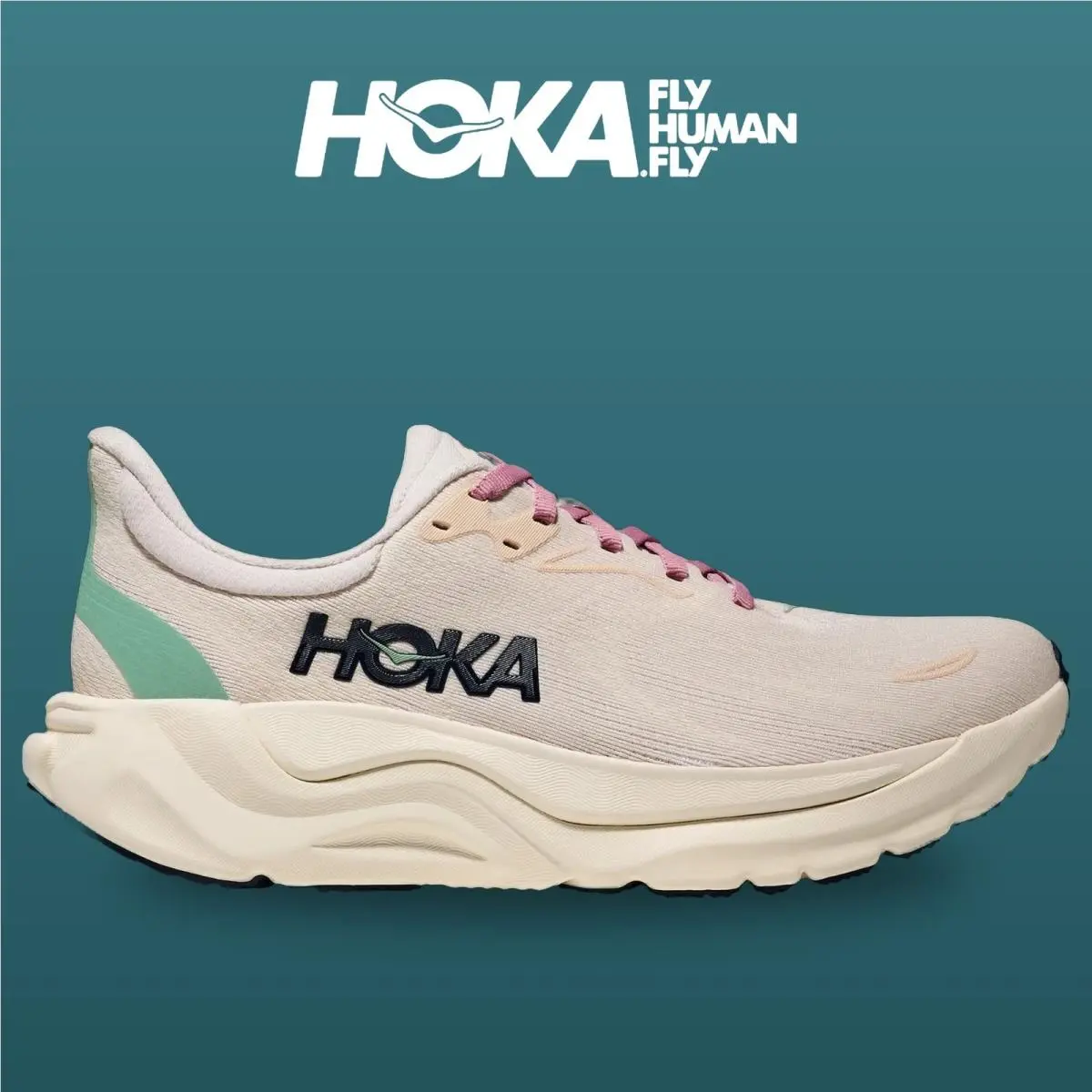 Hoka shoes - HOKA Arahi 8 Wide - Arahi Wide - 1168691-RCRM - Rose Cream/Alabaster 10