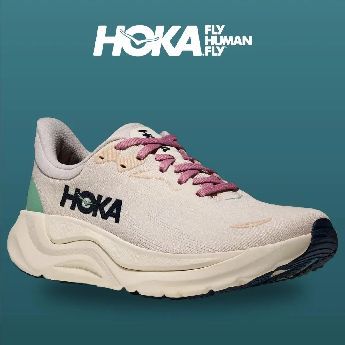 Hoka shoes - HOKA Arahi 8 Wide - Arahi Wide - 1168691-RCRM - Rose Cream/Alabaster 15