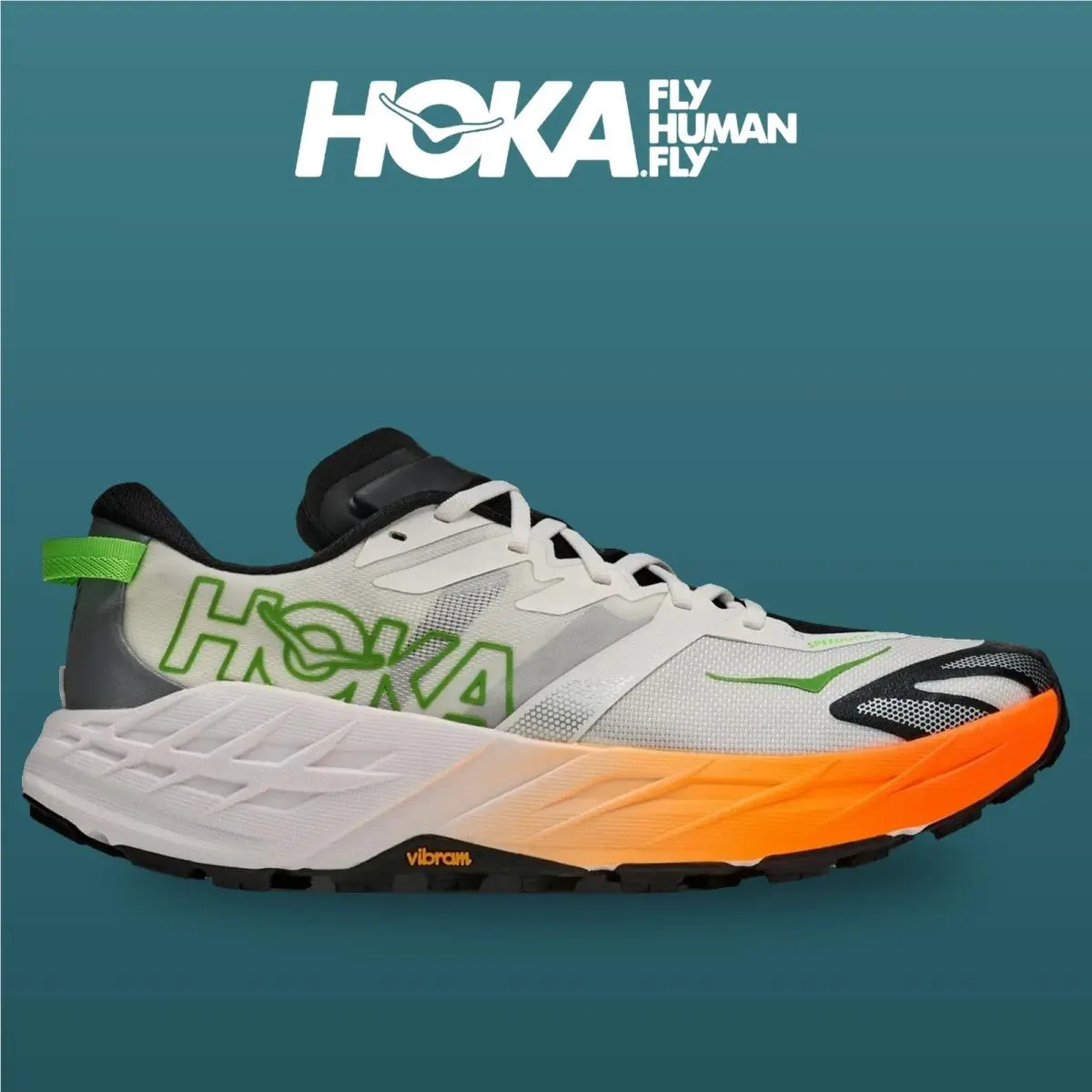 Hoka shoes - Speedgoat 7 - Speedgoat - 1171928-FNTN - Frost/Neon Tangerine 4