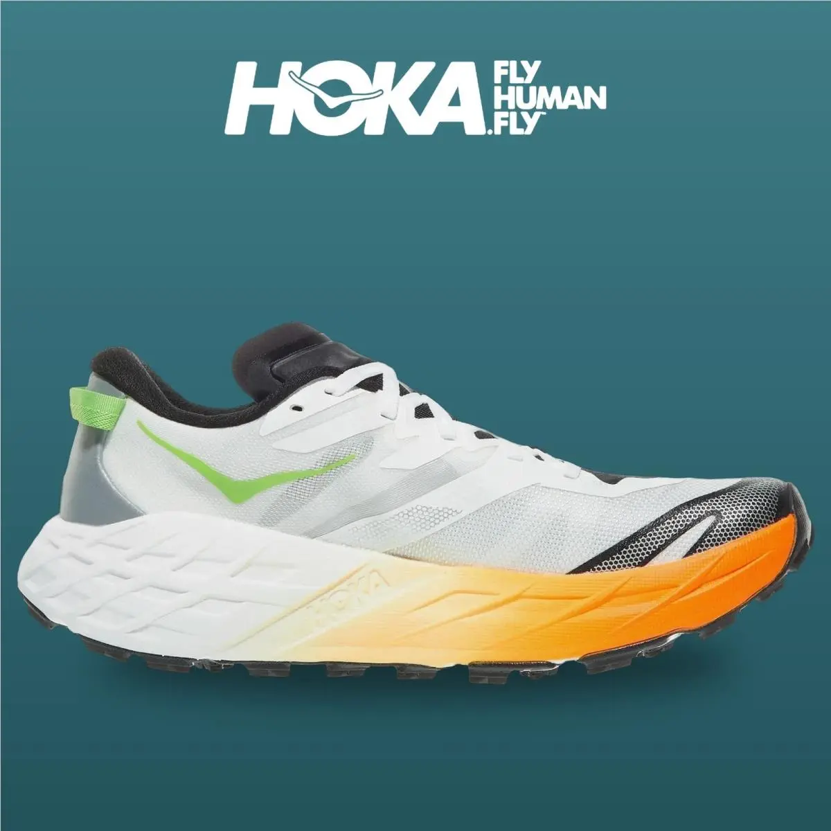 Hoka shoes - Speedgoat 7 - Speedgoat - 1171928-FNTN - Frost/Neon Tangerine 8