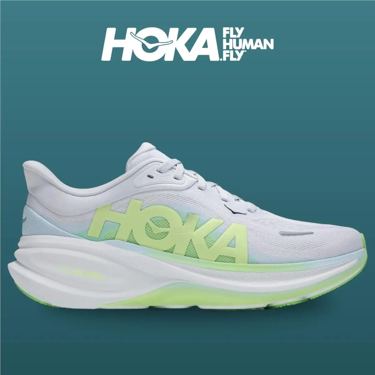 Hoka shoes - Clifton Pro - Clifton Pro - 1176530-CNNY - Cosmic Grey/Neon Yuzu 9