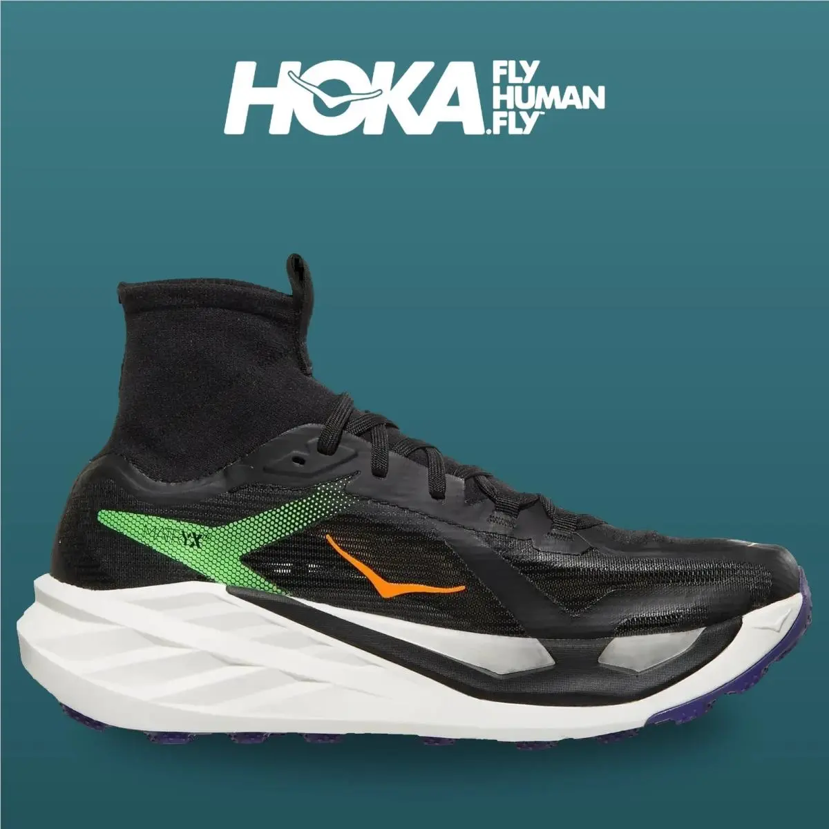 Hoka shoes - Tecton X 4 - Tecton - 1176632-BNNG - Black/Neon Green 1