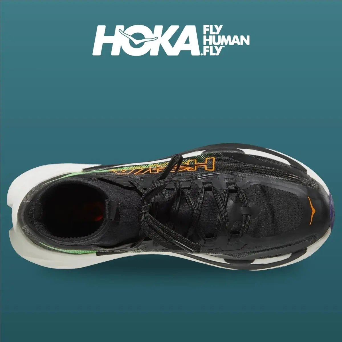 Hoka shoes - Tecton X 4 - Tecton - 1176632-BNNG - Black/Neon Green 8