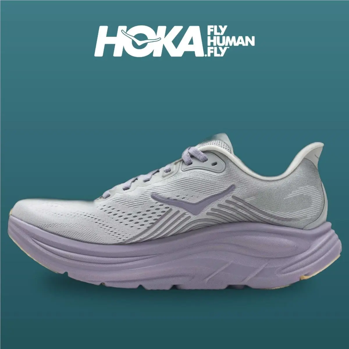 Hoka shoes - Clifton 11 - Clifton - 1176573-SLWL - Stardust/Mellow Lilac 0