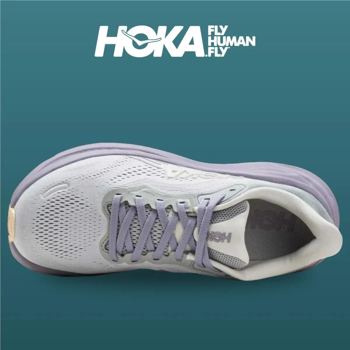 Hoka shoes - Clifton 11 - Clifton - 1176573-SLWL - Stardust/Mellow Lilac 1