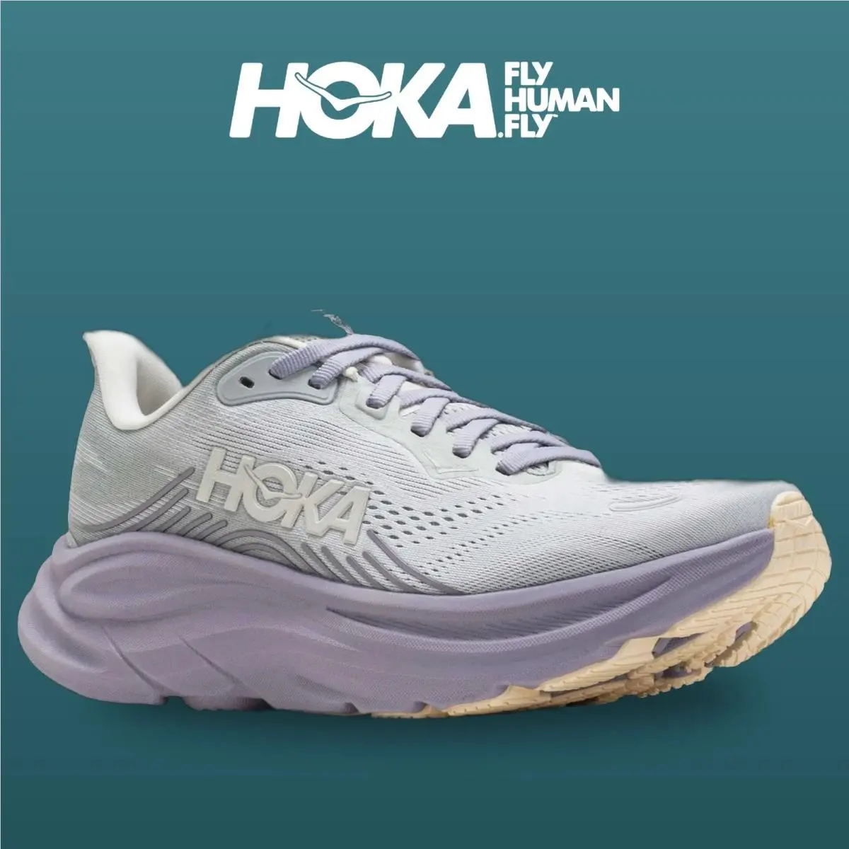 Hoka shoes - Clifton 11 - Clifton - 1176573-SLWL - Stardust/Mellow Lilac 10