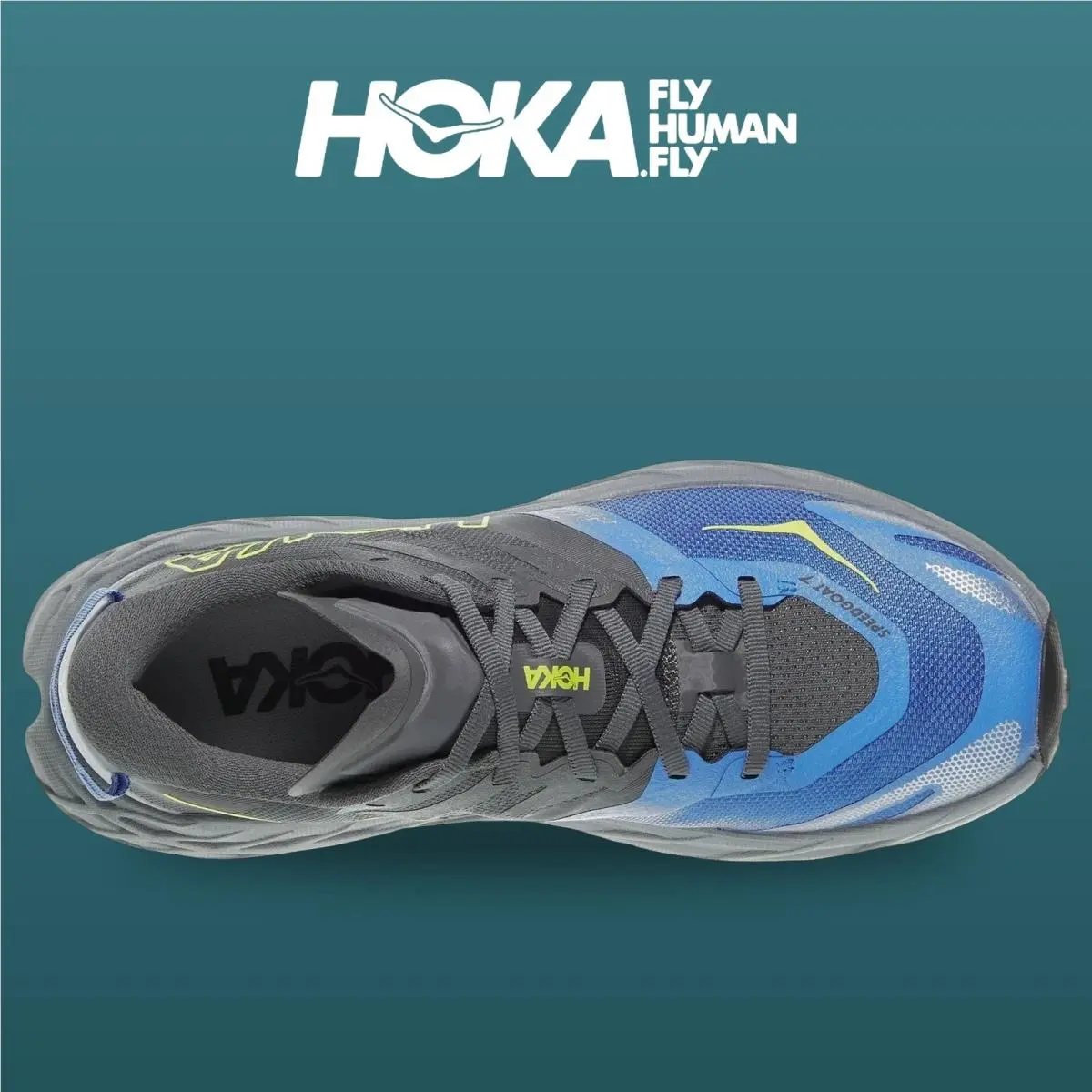 Hoka shoes - HOKA Speedgoat 7 Wide - Speedgoat Wide - 1171928-OTV - Outer Orbit/Virtual Blue 9